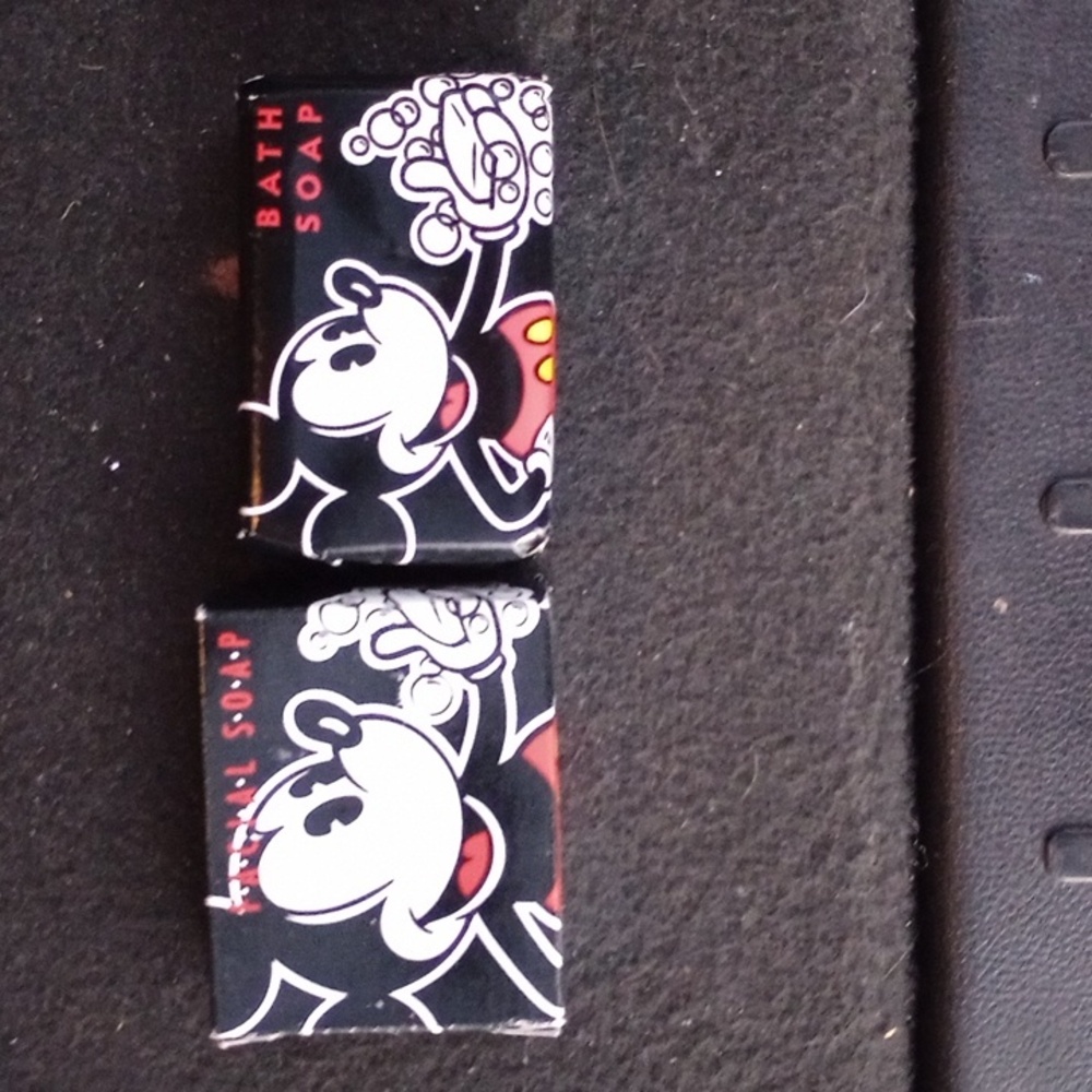 Vintage Disney Parks Mickey Mouse soaps New Old Stock